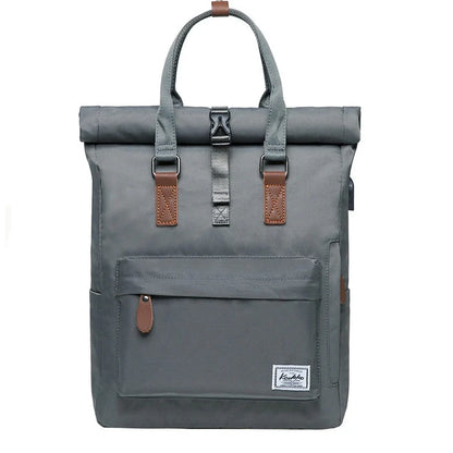 Sac Ordinateur à Dos Pliable Simple en Toile