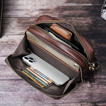 Sac Bandoulière de Luxe Polyvalent en Tendance pour Homme