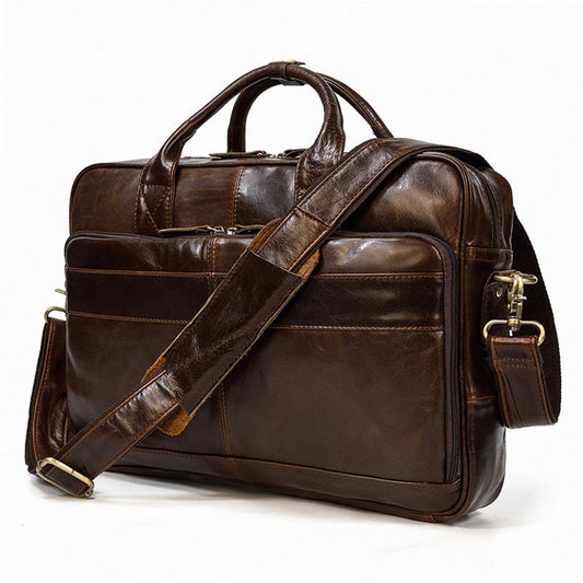 Porte Document en Cuir Vintage pour Homme