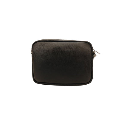 Sac à bandoulière en cuir minimaliste avec 3 compartiments - Pratique au quotidien