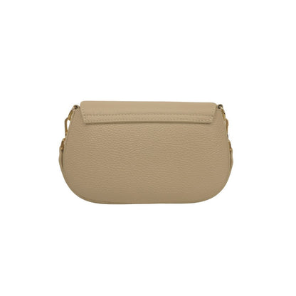 Sac à main en cuir à boucle métallique