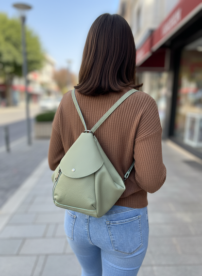 Sac à main pour femmes avec fonction de sac à dos et poche cachée