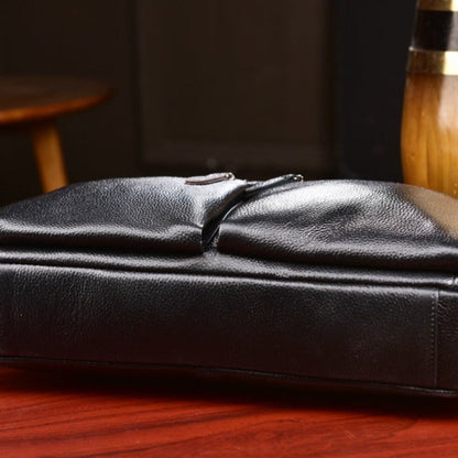 Sac Ordinateur Portable de 14 Pouces en Cuir pour Homme