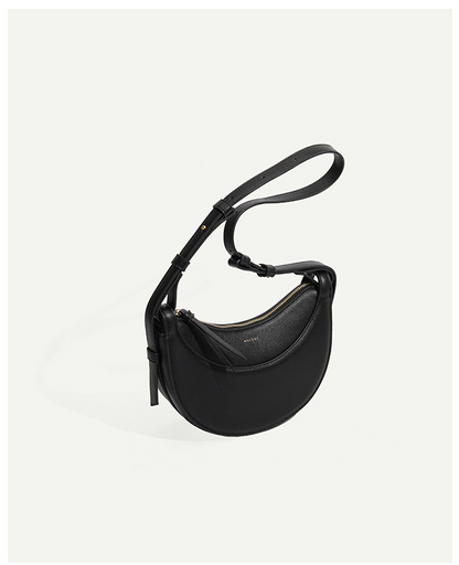Sac à bandoulière en forme de demi-lune – Moderne, Minimaliste & Chic sans Effort