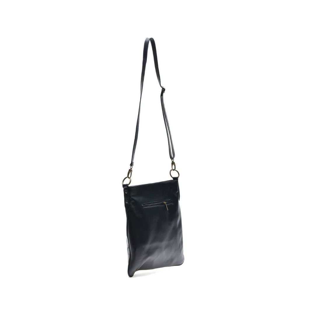 Sac à bandoulière italien en cuir de vache