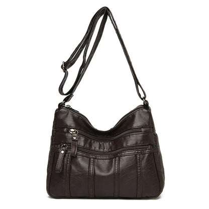 Sac à bandoulière pour femmes en cuir souple – léger et élégant