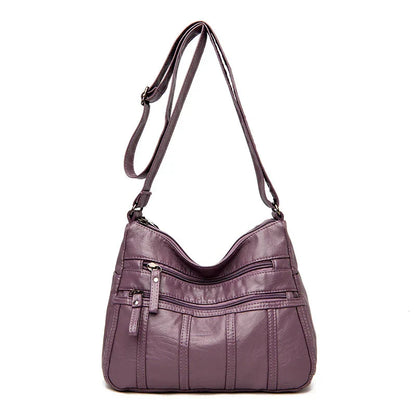 Sac à bandoulière pour femmes en cuir souple – léger et élégant