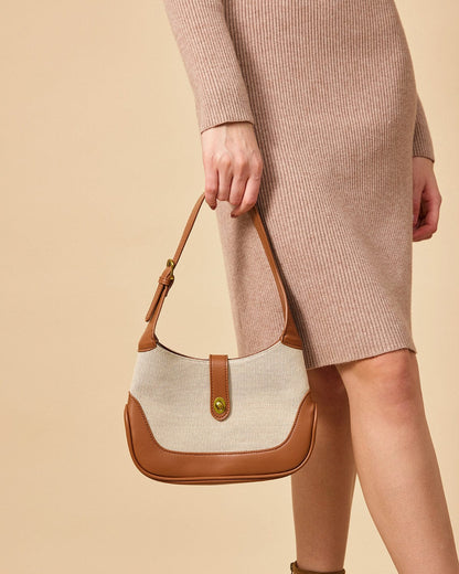 Sac à bandoulière en toile – Intemporel, Élégant & Chic sans Effort