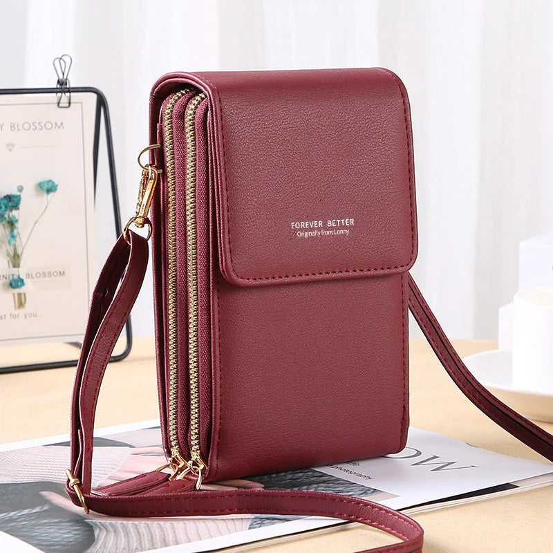 Sacoche Femme Bandouliére Multifonctions en Cuir