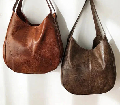 Grand sac à main en cuir pour femmes – modèle élégant et spacieux